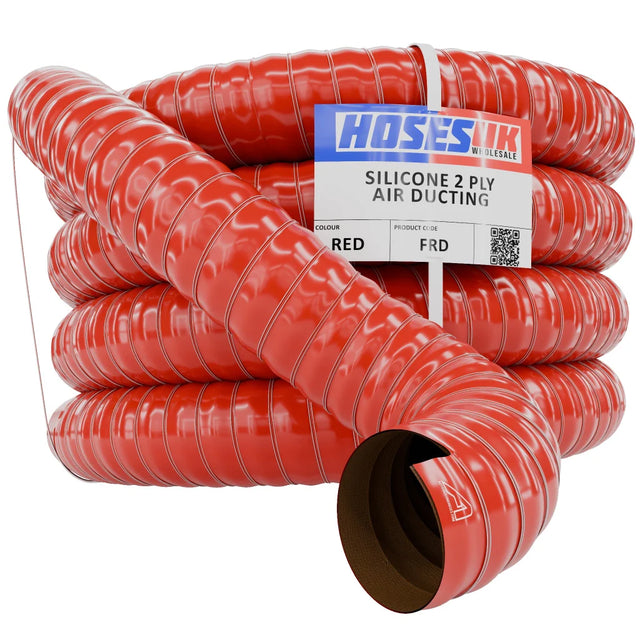 Red Double Layer Silicone Air Ducting Silicone Hose Auto Silicone Hoses