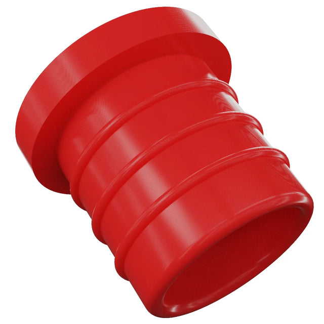 Plastic Blanking Hollow Hose Bung Red
