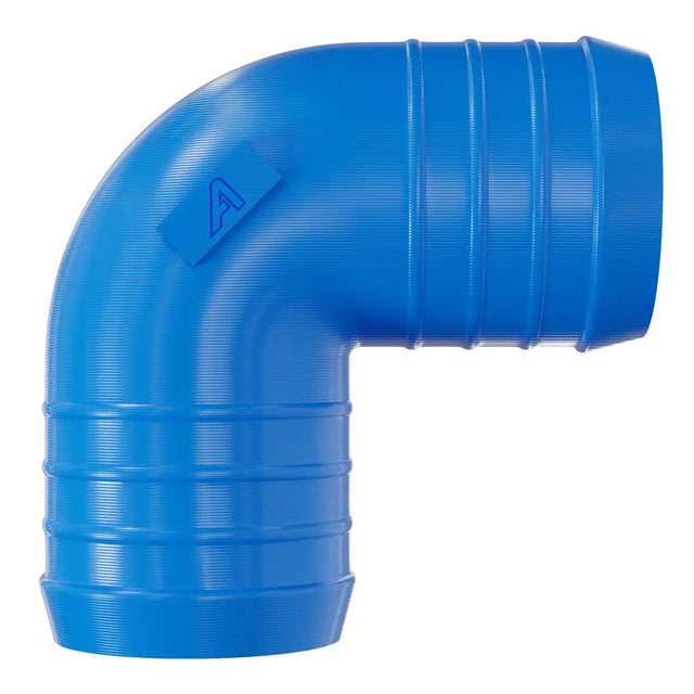 Blue Plastic Inline 90 Degree Elbow Barbed Hose Joiner Plastic Joiner Auto Silicone Hoses