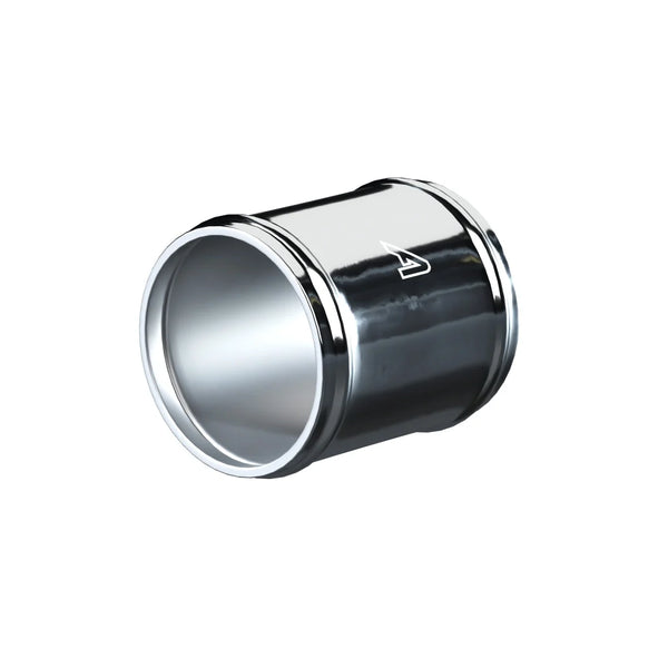 Aluminium Beaded Alloy Hose Joiner 50/75/100mm Lengths Metal Tubes Auto Silicone Hoses 45mm 50mm