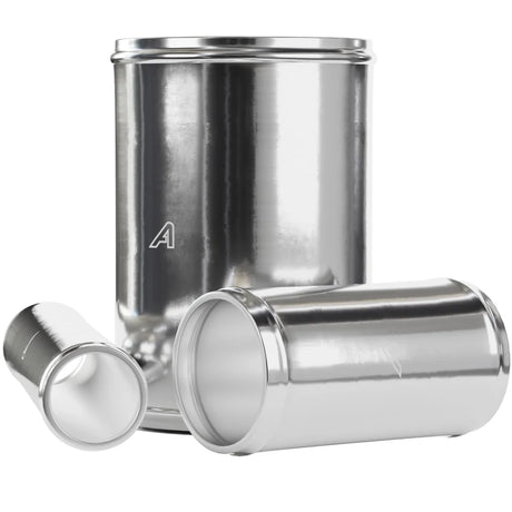 Aluminium Beaded Alloy Hose Joiner 50/75/100mm Lengths Metal Tubes Auto Silicone Hoses