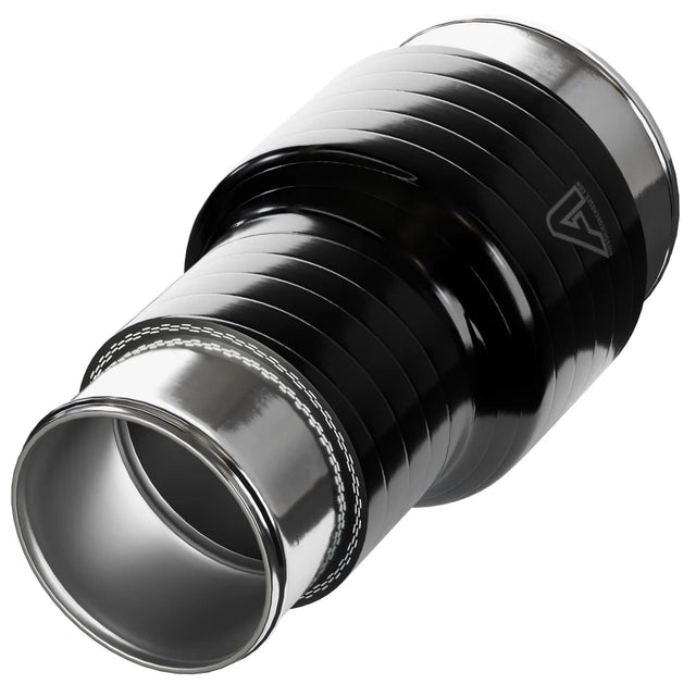 Aluminium Beaded Alloy Hose Joiner 50/75/100mm Lengths Metal Tubes Auto Silicone Hoses