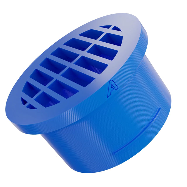 Plastic Round Ducting Vent Blue