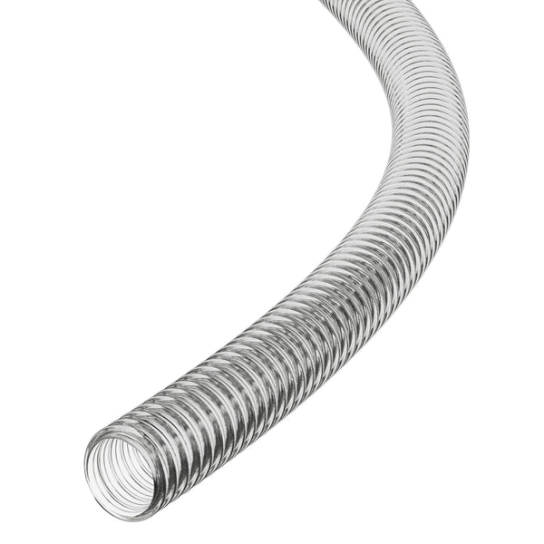 Clear Corrugated PVC Reinforced Flexible Ducting PVC Hoses Hoses UK 19mm 1 Metre