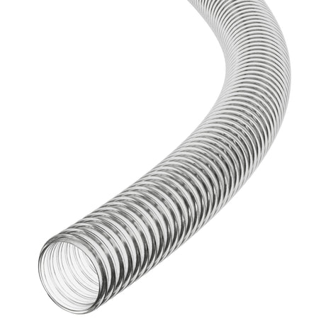 Clear Corrugated PVC Reinforced Flexible Ducting PVC Hoses Hoses UK 28mm 1 Metre