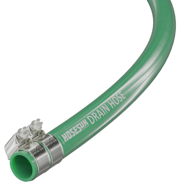 12mm ID Rubber Drain Down Green Hose Hoses UK