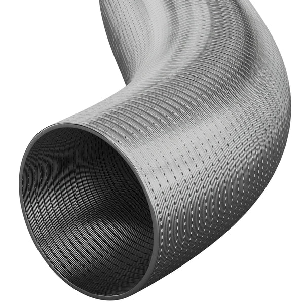 Aluminium Semi Flexible Air Ducting Auto Silicone Hoses 150mm 4 Metres