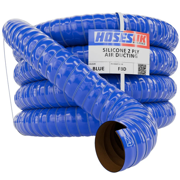 Blue Double Layer Silicone Air Ducting Silicone Hose Auto Silicone Hoses