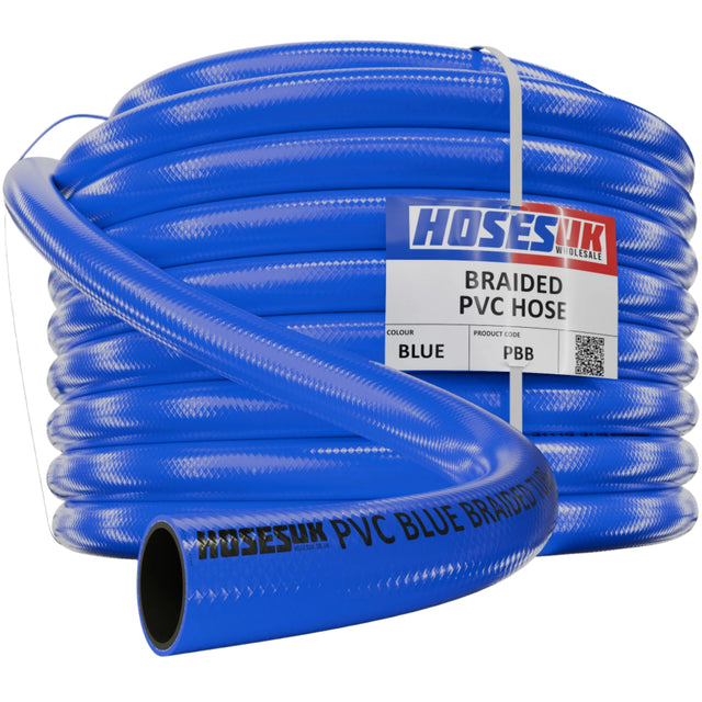 PVC Braided Hose Blue