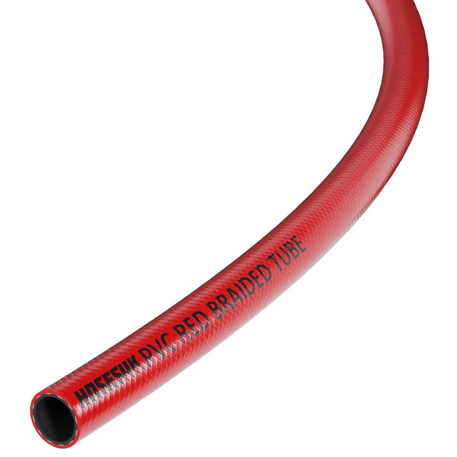 PVC Braided Hose 10mm Red
