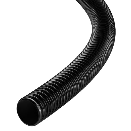 Black Corrugated PVC Reinforced Flexible Ducting PVC Hoses Hoses UK 25mm 1 Metre