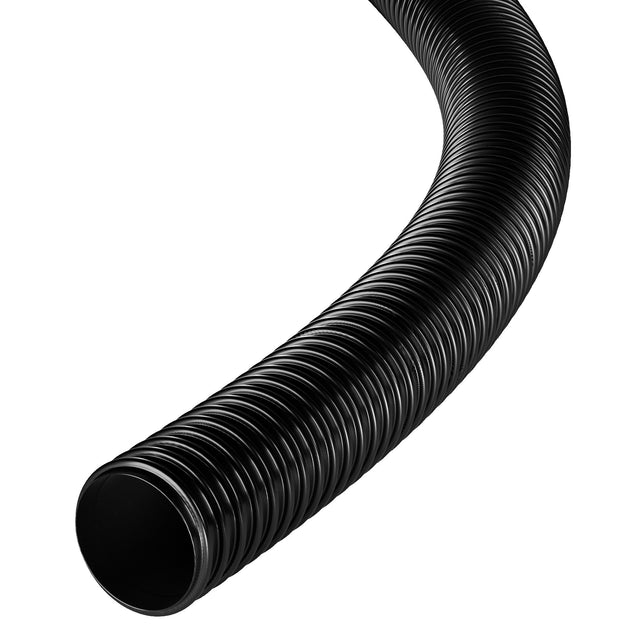 Black Corrugated PVC Reinforced Flexible Ducting PVC Hoses Hoses UK 28mm 1 Metre