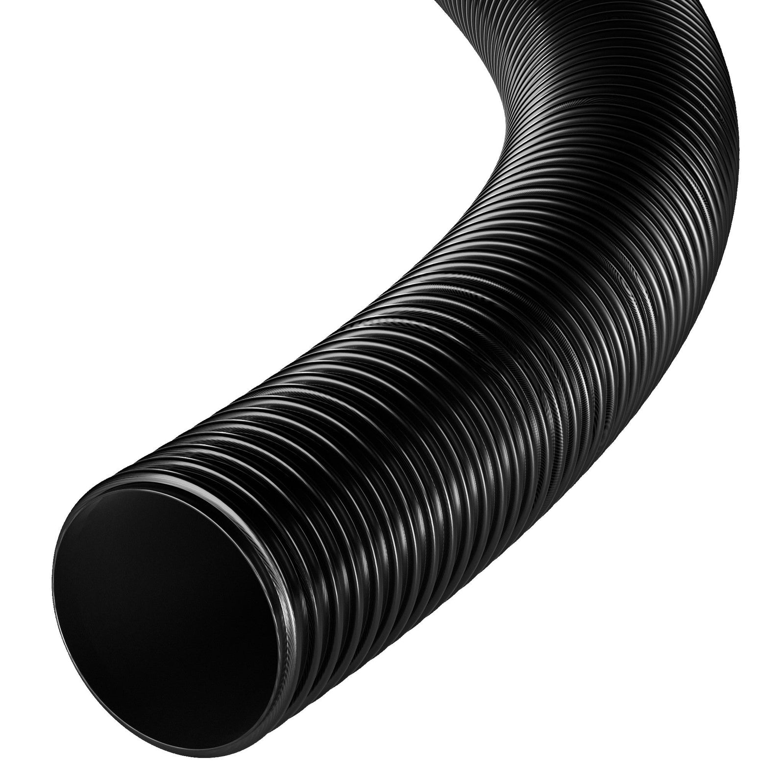 Black Corrugated PVC Reinforced Flexible Ducting PVC Hoses Hoses UK 40mm 1 Metre