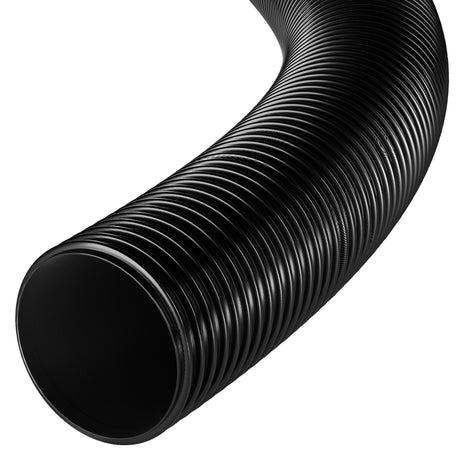 Black Corrugated PVC Reinforced Flexible Ducting PVC Hoses Hoses UK