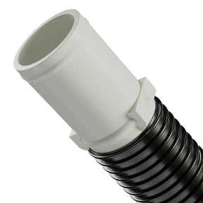 Plastic Straight Joiner For PVC Corrugated Hose White