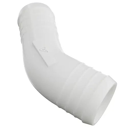 White Plastic 45 Degree Reducer Barbed Joiner Plastic Joiner Auto Silicone Hoses