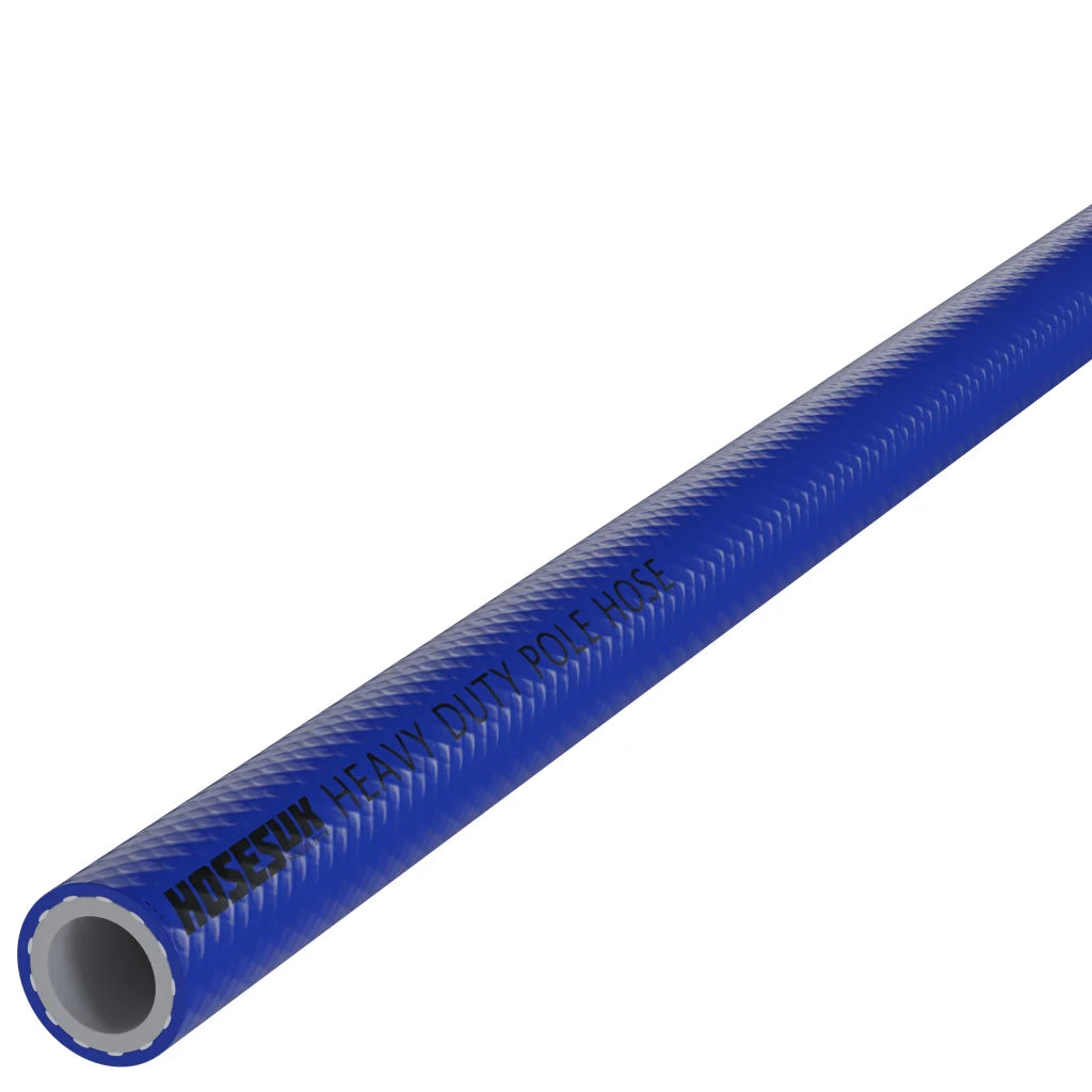Heavy Duty High Visibility PVC Blue Pole Hose PVC Hoses Hoses UK