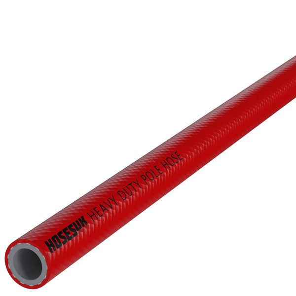 Heavy Duty High Visibility PVC Red Pole Hose PVC Hoses Hoses UK