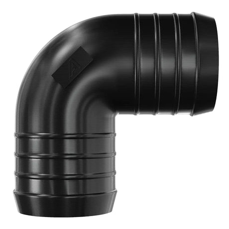 Black Plastic Inline 90 Degree Elbow Barbed Hose Joiner Plastic Joiner Auto Silicone Hoses
