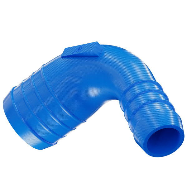 Blue Plastic 90 Degree Reducer Barbed Joiner Plastic Joiner Auto Silicone Hoses