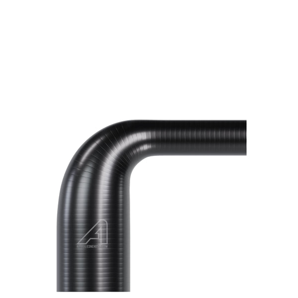 Silicone 90 Degree Reducing Hose Black