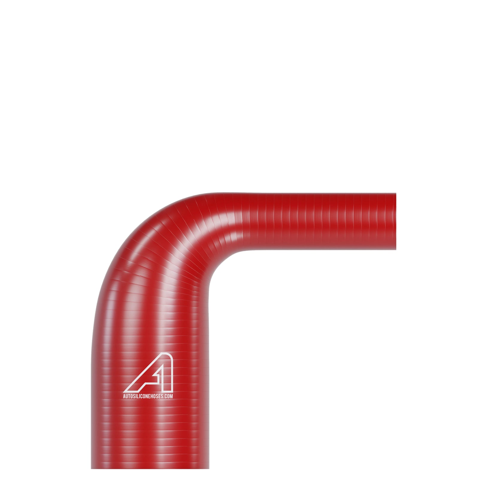 Silicone 90 Degree Reducing Hose Red