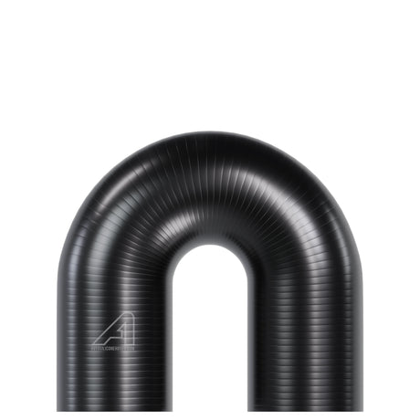 Silicone 180 Degree Hose Black
