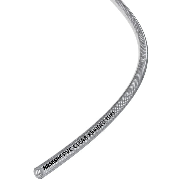 PVC Braided Hose 5mm Clear