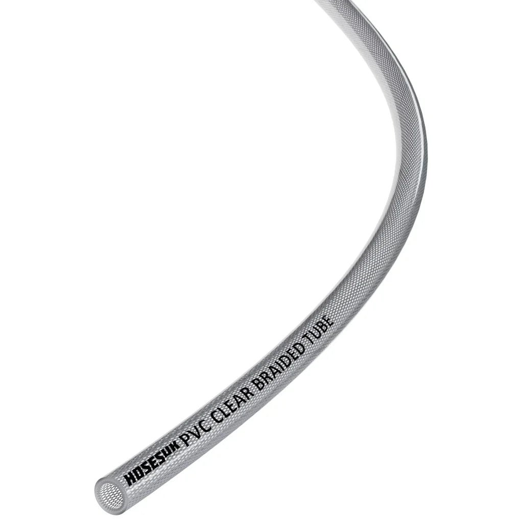 PVC Reinforced Clear Hose PVC Hoses Hoses UK 6mm 1 Metre