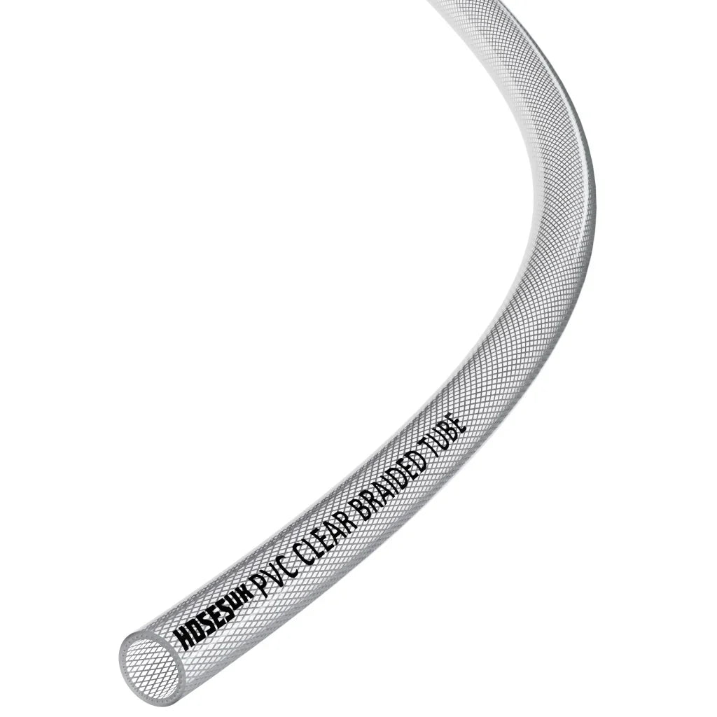 PVC Reinforced Clear Hose PVC Hoses Hoses UK 10mm 1 Metre